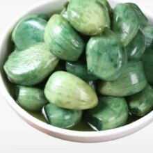 京喜自营 山东腊八蒜 腌制新鲜大蒜  200g*4袋【翡翠腊八蒜】