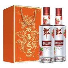 郎酒 顺品郎 红顺 45度 酱香型白酒 480ml*2瓶 好事成双礼盒