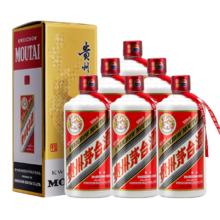 茅台 MOUTAI 43度 飞天酱香型白酒 500mL*6瓶