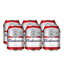 百威 迷你罐啤酒 255ml*6听
