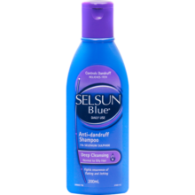 SELSUN紫瓶1%硫化硒去屑控油止痒洗发水200ml深层清洁男女洗头膏洗发露