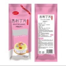 吉利丁片可食用家用自制奶酪棒吉利丁 吉利丁片5克*10片