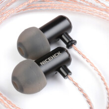 NiceHCK 钛美X39原道入耳式HiFi耳机6mm镀钛振膜动圈金属带麦圆孔