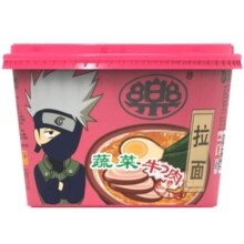 一乐拉面火影忍者混合口味杯面泡面8杯泡面整箱装方便面速食批发