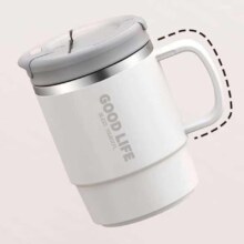 20点：马克杯带盖304不锈钢510ml*2件