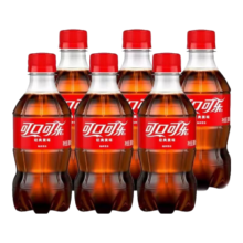 可口可乐 雪碧含糖300ml*6瓶
