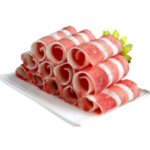 恒都 国产谷饲原切上脑牛肉卷300g拍4件