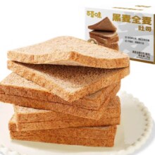百草味 黑麦全麦面包 1000g/箱