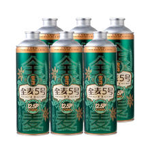 雪花 全麦5号 马口铁 拉格啤酒 1L*6罐（赠折叠椅）券后66.7元