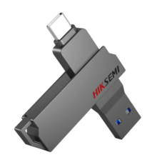 海康威视（HIKVISION）128GB Type-C双接口插手机U盘大容量X307C USB3.2高速双头U盘 苹果华为小米电脑两用移动办公优盘