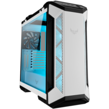华硕（ASUS）TUF GT501 白色 钢化玻璃侧透/3个RGB风扇/360水冷全塔电竞机箱/神光同步