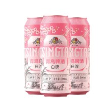 88vip：青岛啤酒 11度樱花白啤500ml*12罐 *3件、赠福禧6罐