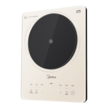 美的（Midea）电磁炉家用电池炉爆炒大功率套装全套带锅火锅炒菜智能电磁灶电火锅一体防水电磁炉 【不配锅】-裸机