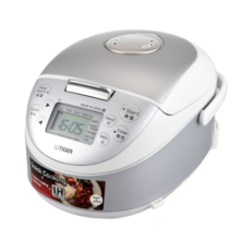 虎牌（TIGER） 电饭煲 IH加热5层土锅涂层迷你电饭锅小型家用1-2人 JPF-A55W-WZ 绸缎白 1.5L