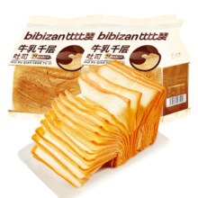 比比赞 牛乳千层吐司 80g*4