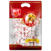 春光食品 海南特产 糖果 特浓传统椰子糖550g*2 袋装