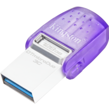 金士顿（Kingston）128GB Type-C USB3.2 Gen1 大容量手机电脑U盘 DTDUO3CG3 双接口设计 读速200MB/s 适用安卓苹果
