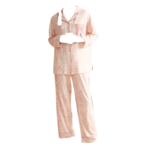 果壳（Gukoo）睡衣女空调服春秋满印新款可爱女士睡衣夏季甜美家居服女士套装A 粉色兔子满印套装 L