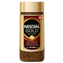 雀巢（Nestle） 瑞士金牌 冻干速溶黑咖啡 醇香原味200g 原装进口 燃脂瘦身