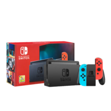 Nintendo Switch 任天堂Switch游戏机ns掌上游戏机国行日版港版OLED续航增强主机便携家用体感掌机AS11 Switch主机【续航红蓝】 国行