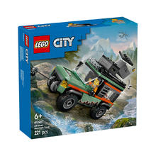 乐高 LEGO 新品 积木拼搭60447城市4x4山地越野车儿童玩具6岁以上