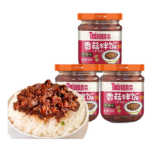 太然香菇酱170g*3瓶 大山合旗下拌饭酱