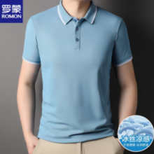 ROMON 罗蒙 夏季男士 短袖polo衫