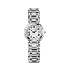 浪琴（LONGINES）瑞士手表 心月系列 机械钢带女表L81114716