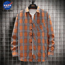 NASA KING 格子衬衫