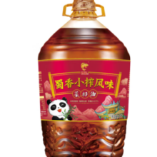 益海嘉里旗下！鲤鱼牌 非转基因 物理压榨蜀香小榨风味菜籽油 5L
