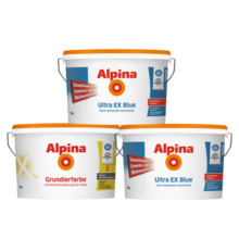阿尔贝娜（Alpina） 德国乳胶漆新恩蓓墙面漆原装进口油漆涂料内墙漆底漆可调色白漆 恩蓓15L套装白色--可涂刷55-60平