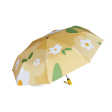 美度晴雨伞黑胶防晒防紫外线太阳伞女遮阳伞两用男女学生雨伞折叠伞 熏衣紫