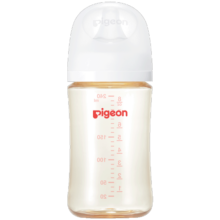 贝亲（Pigeon）新生婴儿 防胀气宽口径PPSU奶瓶 240ml AA191 M号3个月+