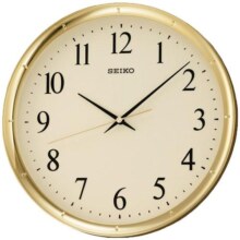 日本SEIKO精工挂钟 12英寸静音时尚简约创意卧室客厅现代石英挂表