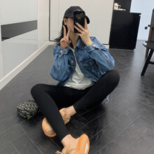 鲨鱼裤打底裤女外穿2025新款加绒无痕高腰收腹提臀薄款芭比瑜伽裤