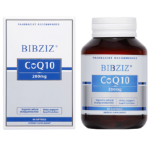 需PLUS：BIBZIZ加拿大进口辅酶q10软胶囊200mg60粒/瓶 呵护心脏中老年增强免疫力45.05元