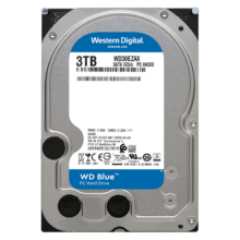 20点、plus会员：西部数据  台式机硬盘 WD Blue 蓝盘 3TB 5400转 256MB SATA 3.5英寸