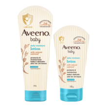 艾惟诺（Aveeno）儿童身体乳四季宝宝面霜婴儿润肤乳套装227g+140g