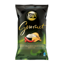 Lay's 乐事 环球臻选 薯片 甜辣酸奶油味 100g 袋装9.9元 包邮