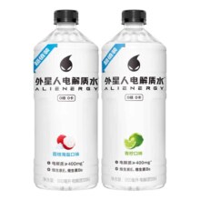 PLUS：外星人 电解质水 950ml 整箱大瓶装 荔枝海盐口味12瓶