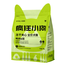 plus：疯狂小狗 小耳朵鸭肉梨夹心狗粮 1kg