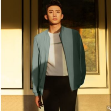 限尺码：FILA 斐乐 黄景瑜同款 男装 梭织上衣外套 L