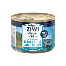 滋益巅峰（ZIWI）主食零食马鲛鱼羊肉口味拌饭狗罐头170g *1罐 全犬通用型