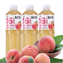 李墨白 NFC100%蜜桃汁1.25L*2瓶