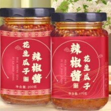 芝麻妞 花生瓜子辣椒酱香辣味2瓶