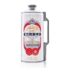 霍巴 精酿原浆 啤酒 2L*2罐