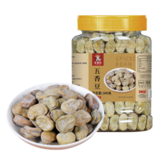 老香农奶香味茴香豆500g罐装上海城隍庙风味小吃孔乙己嚼劲五香蚕豆零食