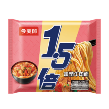 今麦郎 1.5倍大今野方便面 番茄牛肉面 * 5袋