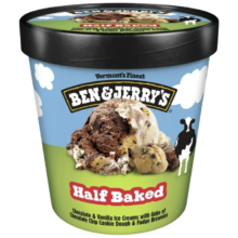 Ben&Jerry's 本杰瑞 香草巧克力冰淇淋 465ml 大桶装