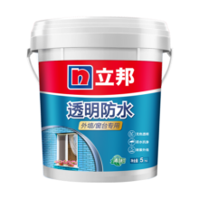 立邦透明防水胶防水涂料外墙窗台厨卫墙面屋顶防补漏透明免砸砖堵漏胶 【外墙/窗台专用】透明防水1kg